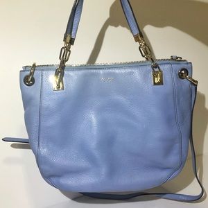 Henri bendel crossbody in light blue